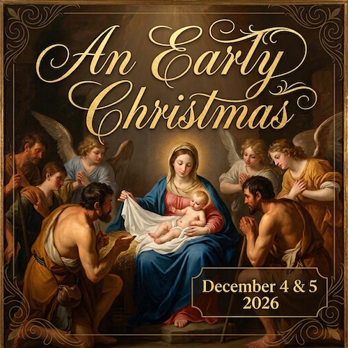 An Early Christmas concert artwork